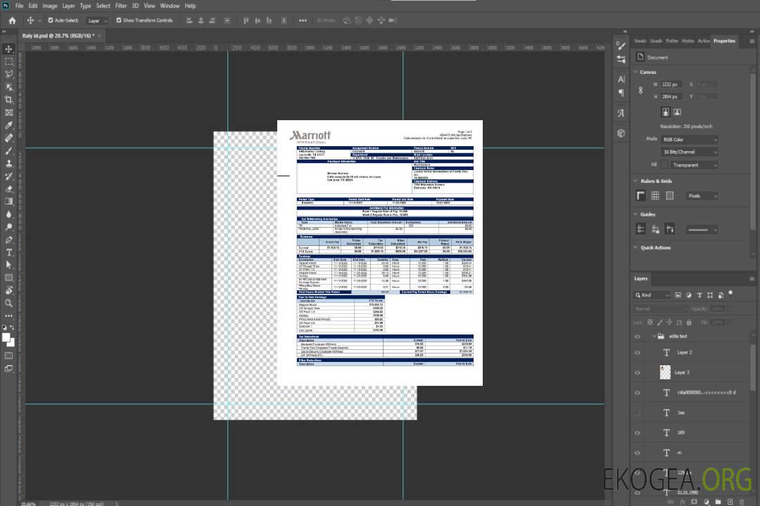 Modèle de fiche de paie Marriott International aux formats Word et PDF.pdf, 1 template Modèle de fiche de paie Marriott International aux formats Word et PDF.pdf, 1 template